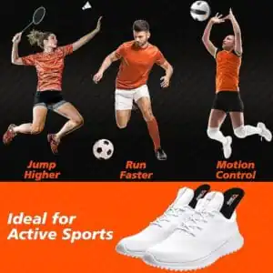 Palmilhas de fibra de carbono para homens e mulheres, palmilhas de absorção de choque para calçados esportivos de basquete Voll ( (3)