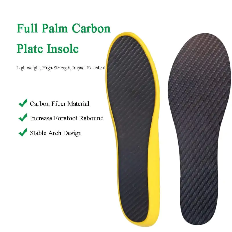 Gold Performance Insoles-Customized Carbon Fiber Inserts, Non-Cleated Schuhe-Basketball, Volleyball, Racquet Sports, Running & Mo ( (3)