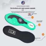 Fibra de carbono transpirable Anti-Twist plantillas de fútbol antideslizante de absorción de choque plantillas de calzado deportivo (1 (3)