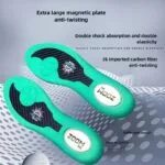 Semelles de football anti-torsion en fibre de carbone respirantes Semelles de chaussures de sport antidérapantes et absorbant les chocs (1 (3)
