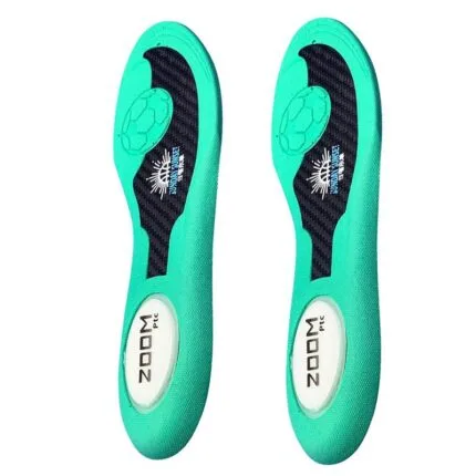 Palmilhas de fibra de carbono respirável anti-torção para futebol Palmilhas antiderrapantes para absorção de choque em chuteiras esportivas (20(1))