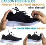Morton's Extension Orthotic, palmilha de fibra de carbono, palmilha rígida de apoio para os pés para Morton's Toe, Turf Toe (8)