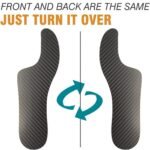 Morton's Extension Orthotic, palmilha de fibra de carbono, palmilha rígida de apoio para os pés para Morton's Toe, Turf Toe (8)