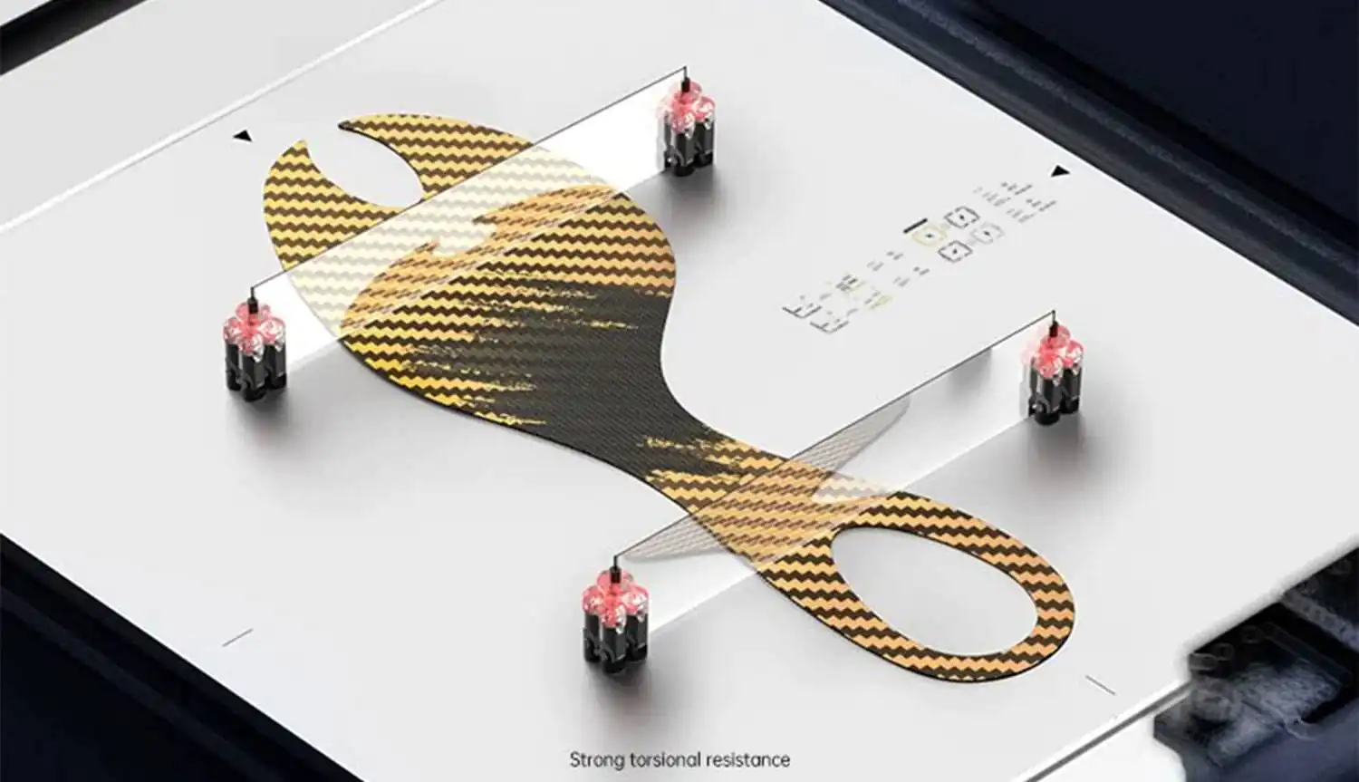 palmilhas de fibra de carbono suporte de arco palmilhas Gold de maior resistência, dureza e elasticidade para esportes de alta intensidade1 (1)