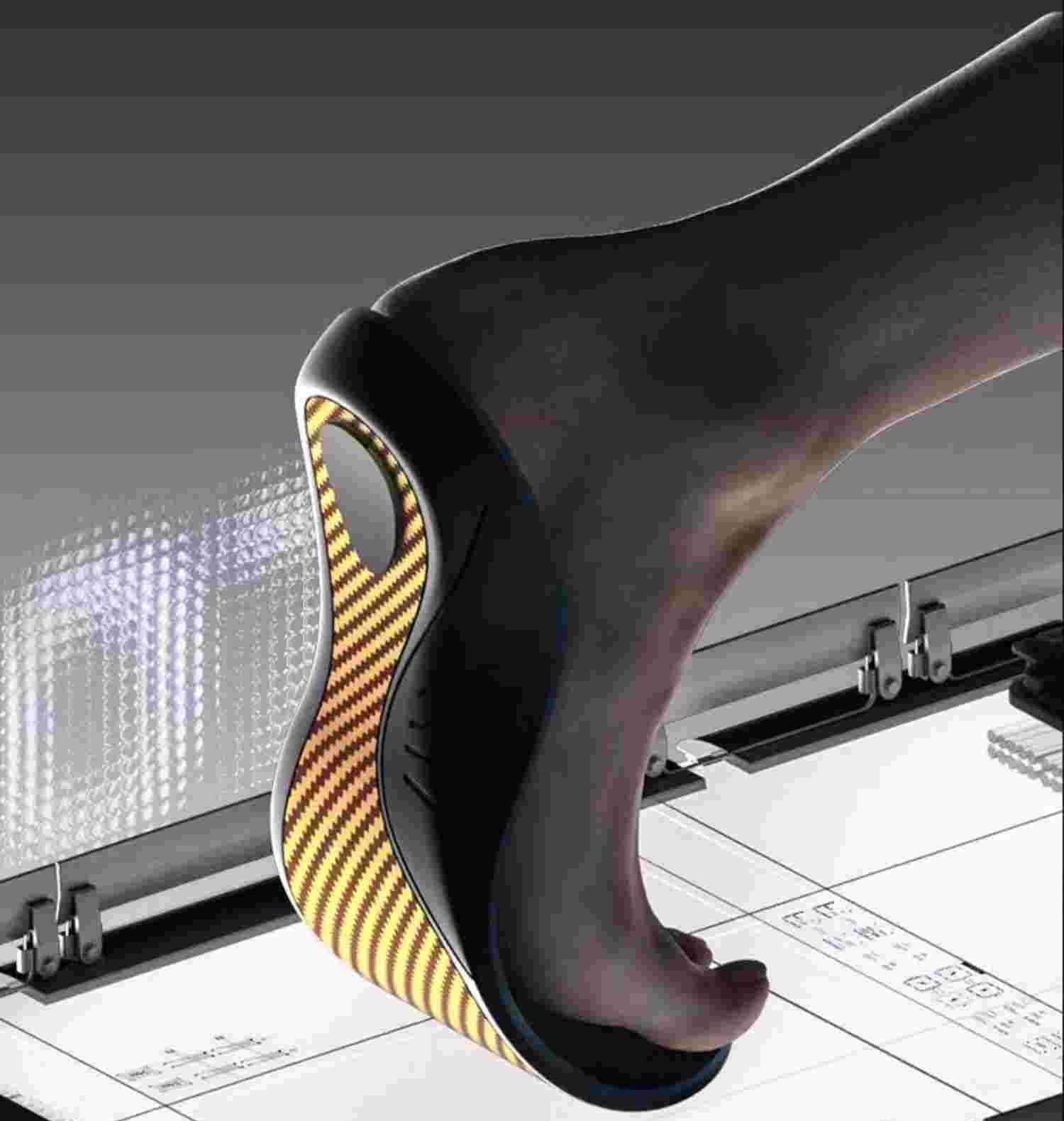 carbon fiber insoles arch support Gold higher strength toughness elasticity insoles for high-intensity sport1 (1)