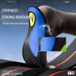 Laufende Carbonplatte Einlegesohle 0.40.6 mm zur Unterstützung von Laufanfängern Laufschuheinlagen volle Handfläche Rebound Sportschuhpolster (14)