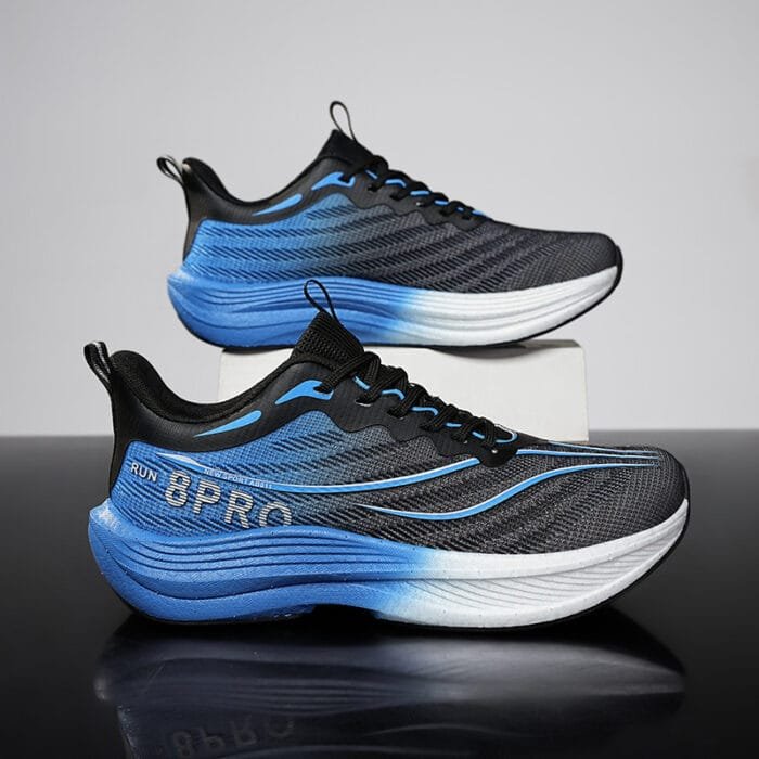 Mannen Vrouwen Koolstofplaat Running Schoenen Mesh Sneakers (12)