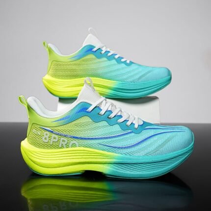 Uomini donne Carbon Plate scarpe da corsa Mesh scarpe da ginnastica (12)