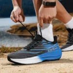 Mannen Vrouwen Koolstofplaat Running Schoenen Mesh Sneakers (12)