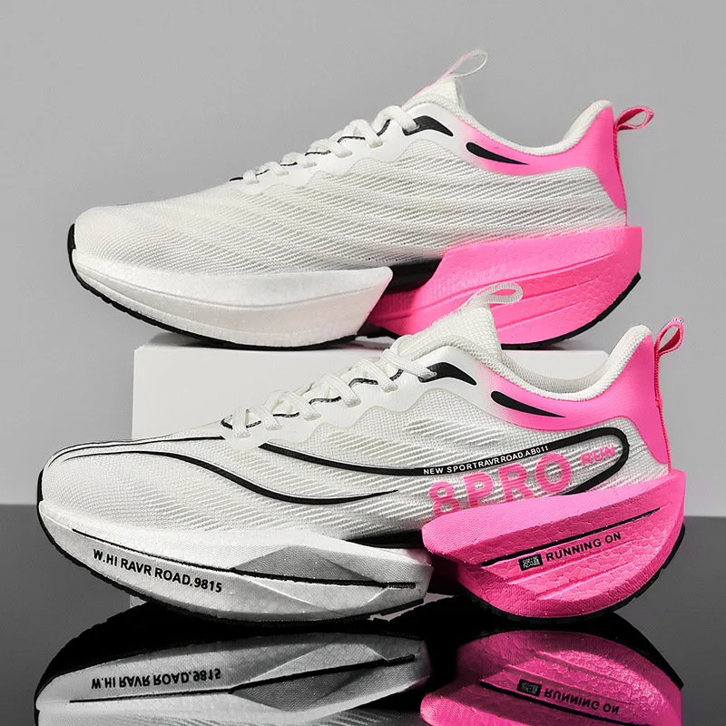 Mannen Vrouwen Koolstofplaat Schoenen Mesh Sneakers (2)_1