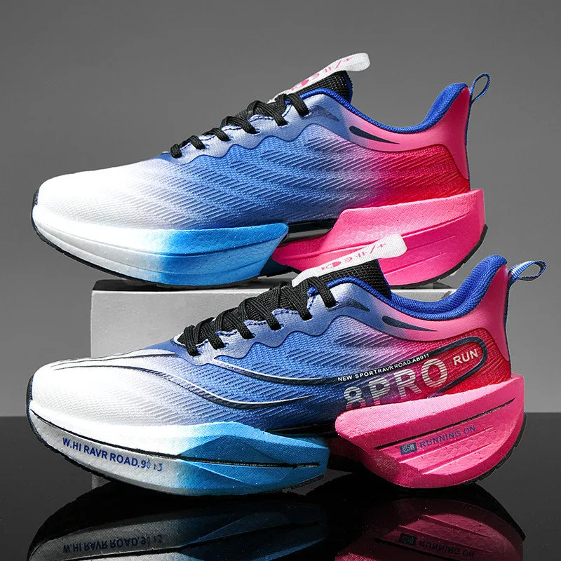 Mannen Vrouwen Koolstofplaat Schoenen Mesh Sneakers (7)_1