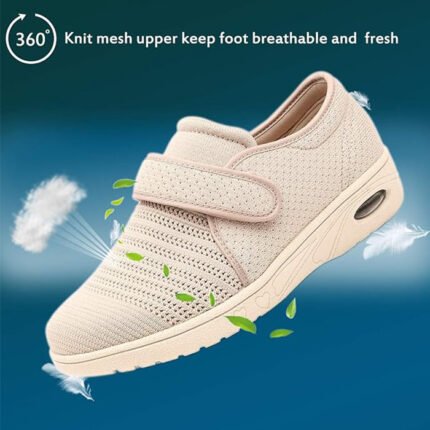 Women Men Diabetic Shoes Extra Wide Edema Shoes Outdoor Walking Sneakers Plantar Fasciitis Shoes