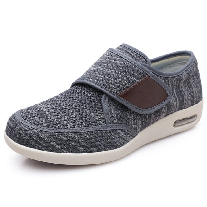 Mens Diabetic Edema Shoes Lightweight Walking Wide Sneakers Plantar Fasciitis Shoes